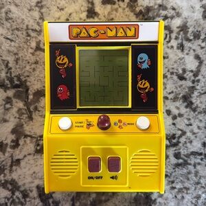Pac-man Classic Table Top Arcade Game Electronic Yellow